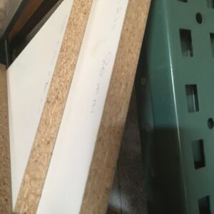 Tablettes mélaminé blanc 895x240x20mm