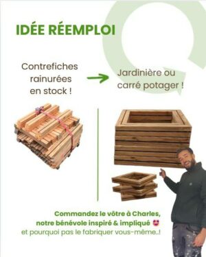 Contrefiches  875 x120x120 mm