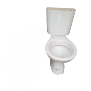 Toilettes sur pied avec réservoir