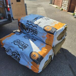 Laine de verre en panneaux (57,60m²)