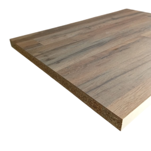 Plan de travail stratifié effet bois 913x640x38mm